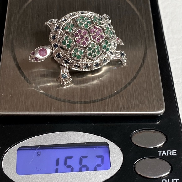 Stunning  Chapel-Zenray Vintage Turtle Brooch - Picture 5 of 8